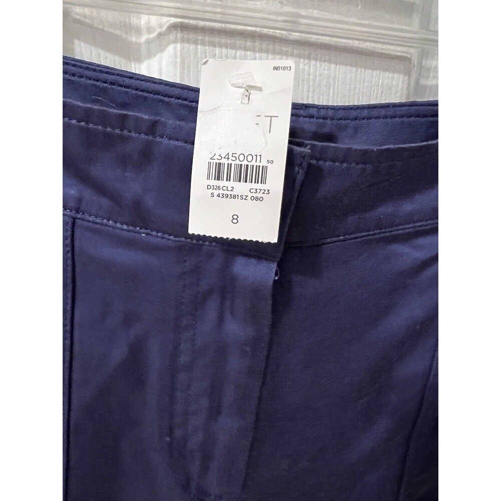 Ann Taylor Loft Pants Women Sz 8 Ankle Jogger Elastic Pockets casual urban New - Picture 6 of 14